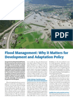 Flood Management Why It Matters for Development and Adaptation Policy