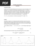 B-Spline Interpolation: Charles Frye Introduction To Splines