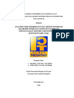 Analisis User Experience Pada Sistem Informasi Akademik Stmik Palcomtech Palembang Menggunakan Metode User Experience Questionnaire (Ueq)