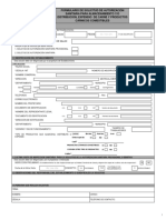 Formulario de Solicitud de Autorizacion Sanitaria