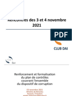 YVON 2021-11!03!04 Club DAI Présentation Plan de Contrôle Anti Corruption