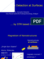 Single-Spin Detection at Surfaces: ... by STM Based Methods