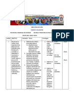 Plan de Evaluacion Tradicion Cultura y Folklor Local Nancy Unefa.