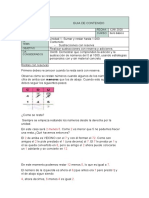 Guía Tercero Matemáticas