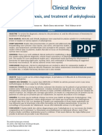 Clinical Review: Prevalence, Diagnosis, and Treatment of Ankyloglossia