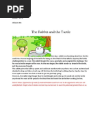 The Rabbit and The Turtle: Nama:Bunga Ayu D Kelas:IX B Absen:11