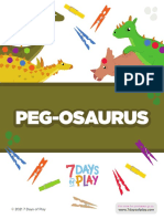 Peg-Osaurus: © 2021 7 Days of Play