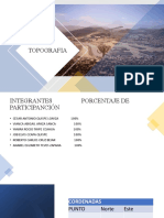 Topografía de 6 puntos con coordenadas