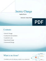 Electric Charge: Applied Physics