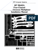 98642-90001 98642A Four Channel Async Mux Installation Apr88