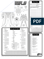 Armor Diagram: Battlemech Record Sheet