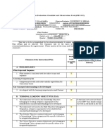 Instructional Plan Evaluation Checklist and Observation Tool (iPECOT)