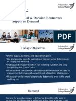 L1.2 Managerial Decision Econ Supply and Demand