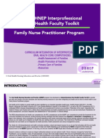The OHNEP Interprofessional Oral Health Faculty Toolkit