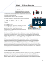 Financiarización Salario y Crisis en Colombia