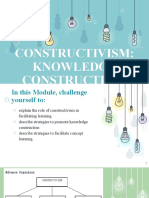 Constructivism: Knowledge Construction/ Concept Learning