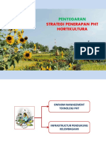 Penyegaran Strategi Penerapan PHT Hortikultura