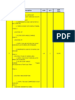 SR Task Description UOM QTY Unit Price