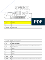 Engine Compartment Fuse Box (Type 2) : 1 - 2 Head (RH) 10 Right Hand Headlight 3 Head (LH) 10 Left Hand Headlight