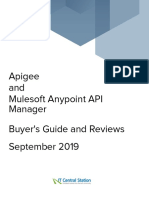 Apigee and Mulesoft Anypoint API Manager Buyer's Guide and Reviews September 2019