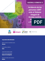 Cuadernillo Afirmativo 13 Incidencia de Las Personas LGBTI Ante El SIVJRNR