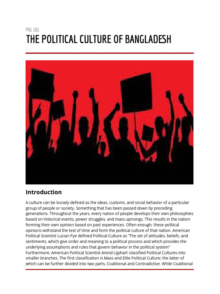 Political Culture of Bangladesh | PDF | Bangladesh