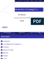 0391 Introduction Au Langage Programmation Cpp