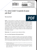 DUARTE, Thais L. PCC Versus Estado A Expansão Do Grupo Pelo Brasil