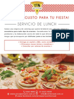 Servicio de Lunch