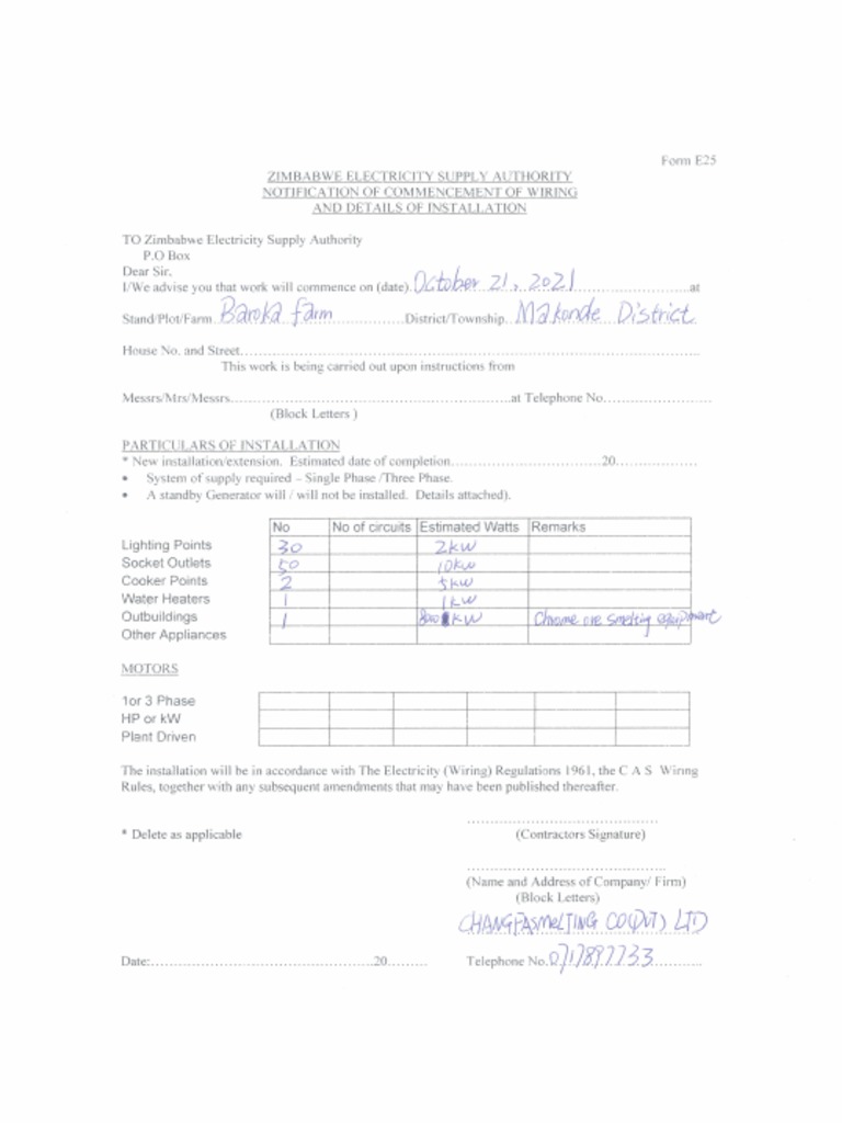 1 - Form E25 | PDF