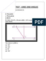 Extra Question Lines and Angles