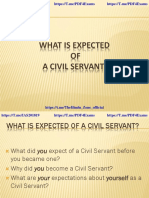 What Is Expected of Civil Servant by Anil Swarup