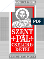 Szunyogh Xaver Ferenc Szent Pál Cselekedetei I. Kötet