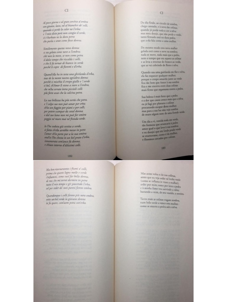 Dante. Rima Petrosa (Sestina) - Trad. Jorge Wanderley | PDF