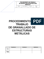 Pts Procedimiento de Trabajo de Granallado de Estructuras Metálicas