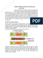 Linear Variable Differential Transformer (LVDT)