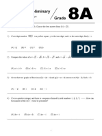 WMI Grade 8 Questions Part 1 1