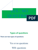 YESno Questions