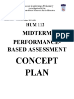 Midterm Performance-Based Assessment: Concept Plan