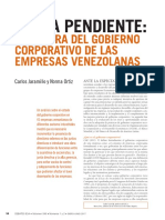 Jaramillo Ortiz La Mejora Del Gobierno Corporativo Debates IESA Ene Jun 2017 2