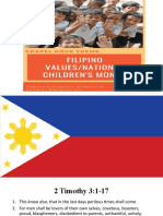 TH Role of Filipino Values