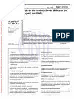 NBR 9648 - 1996 - Estudo de Concepção de Sistemas de Esgoto Sanitário