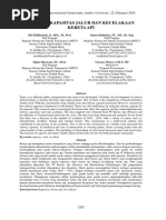 Analisis Kapasitas Jalur Dan Kecelakaan Kereta Api