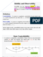 Controllability and Observability