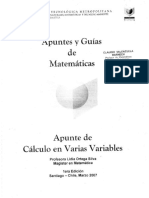 Apunte de Calculo en Varias Variables