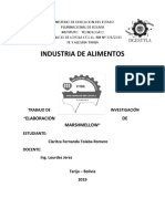 Elaboración de Marshellows