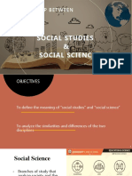 STUDY GUIDE-Relationship Between Social Studies and Social Science