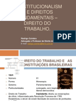 O desenvolvimento do Direito do Trabalho nas Constituições Brasileiras