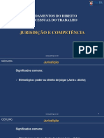 Jurisdição e Competência - Org Judiciária