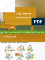 Daily Activities: Adhitya Rinaldi Irawan, M.PD